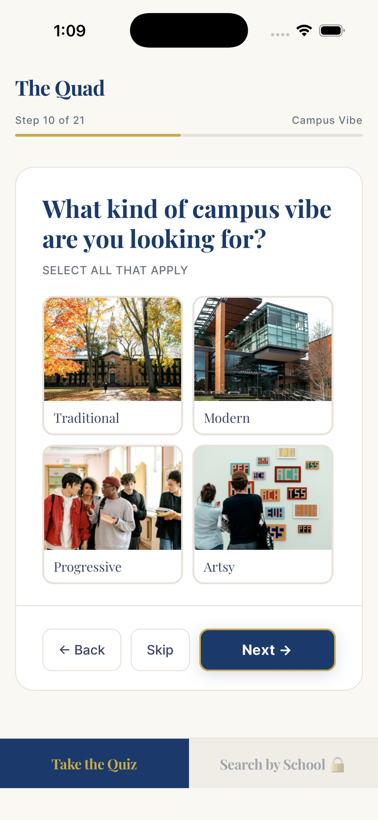 Campus vibe question